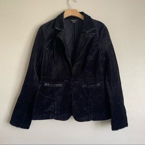 White House Black Market Velvet Jacket